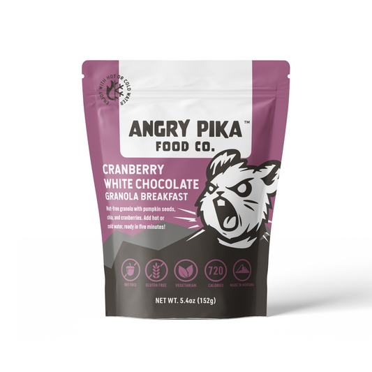 Cranberry White Chocolate - Angry Pika Food Co. - Backcountry Exposure