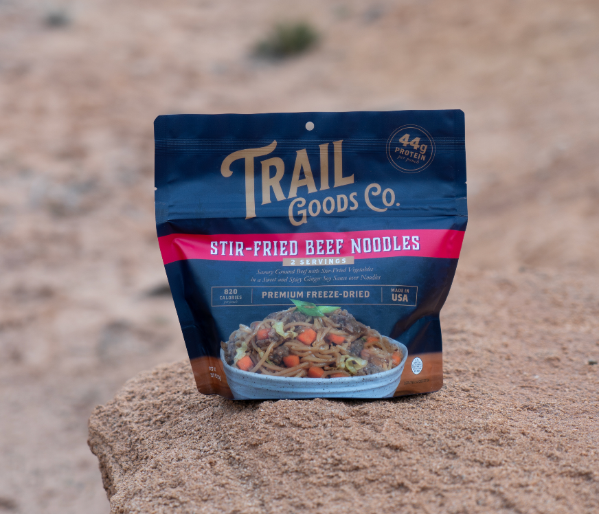 Stir Fried Beef Noodles - Trail Goods Co. - Backcountry Exposure