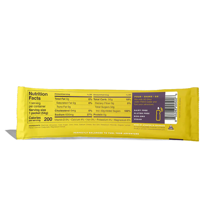 Endurance Fuel - Tailwind Nutrition - Backcountry Exposure