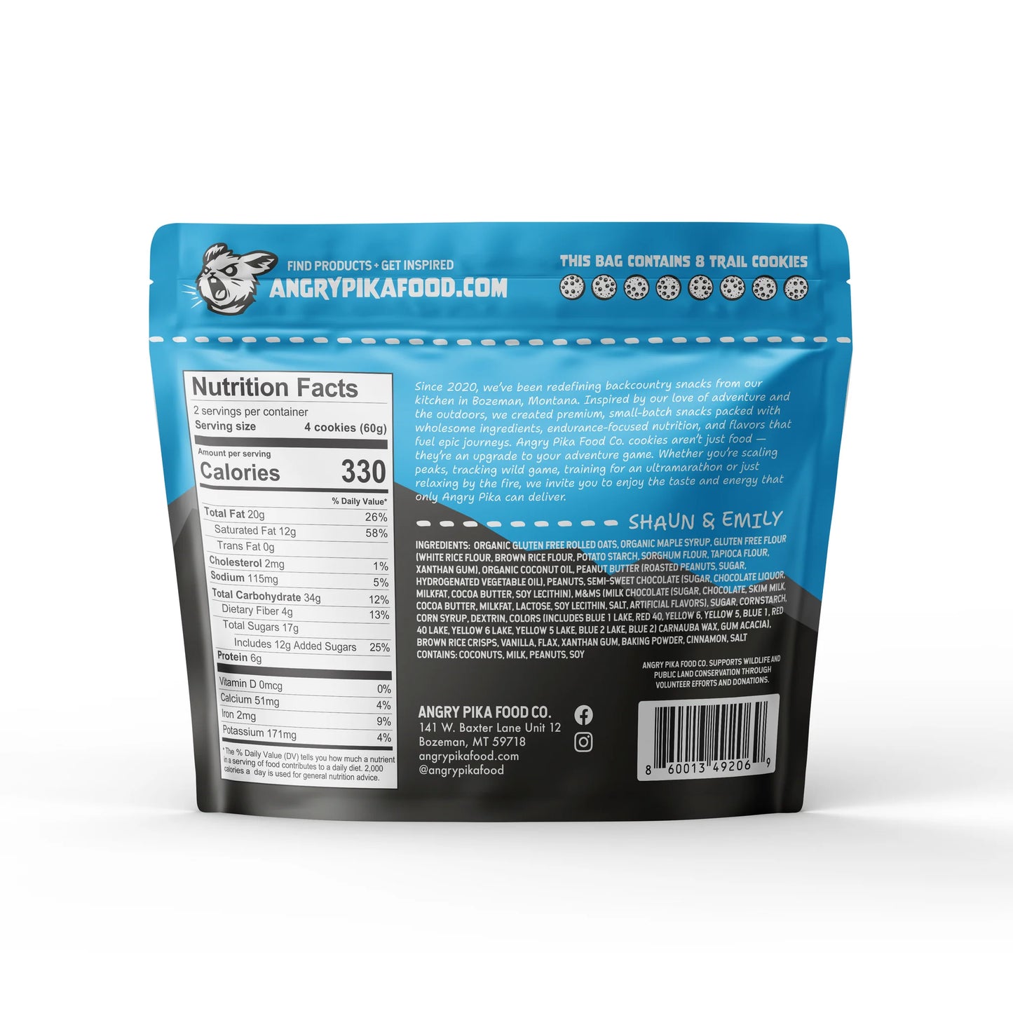 Monster Trail Cookies - Angry Pika Food Co. - Backcountry Exposure