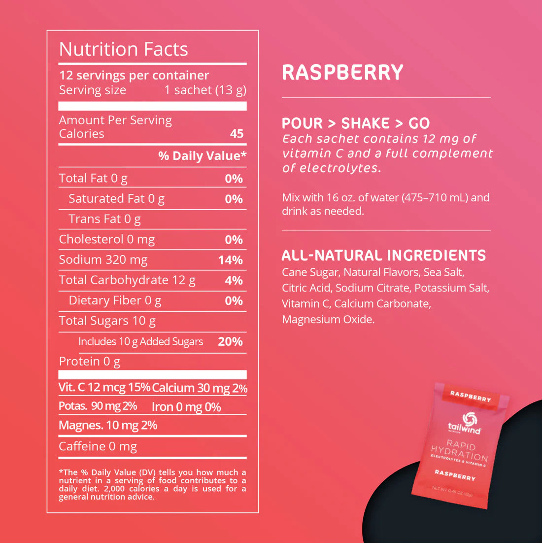 Rapid Hydration - Tailwind Nutrition - Backcountry Exposure
