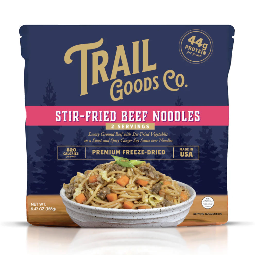 Stir Fried Beef Noodles - Trail Goods Co. - Backcountry Exposure