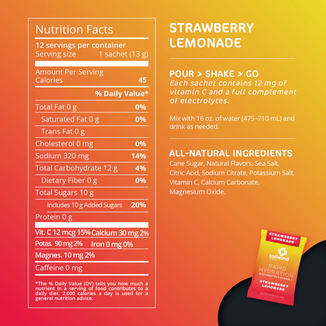 Rapid Hydration - Tailwind Nutrition - Backcountry Exposure